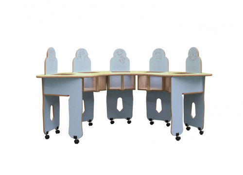 MOBEDUC - TRONA ARCO 5 NIÑOS/ AS HAYA (Ref.600565.5H196)