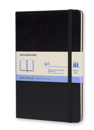 MOLESKINE - CUADERNO DE BOCETOS NEGRO L (13X21CM) (Ref.ARTQP063)