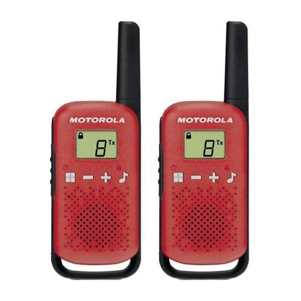 MOTOROLA - T42 Walkie Talkie 4Km 16CH Rojo Duo (Ref.B4P00811RDKMAW)