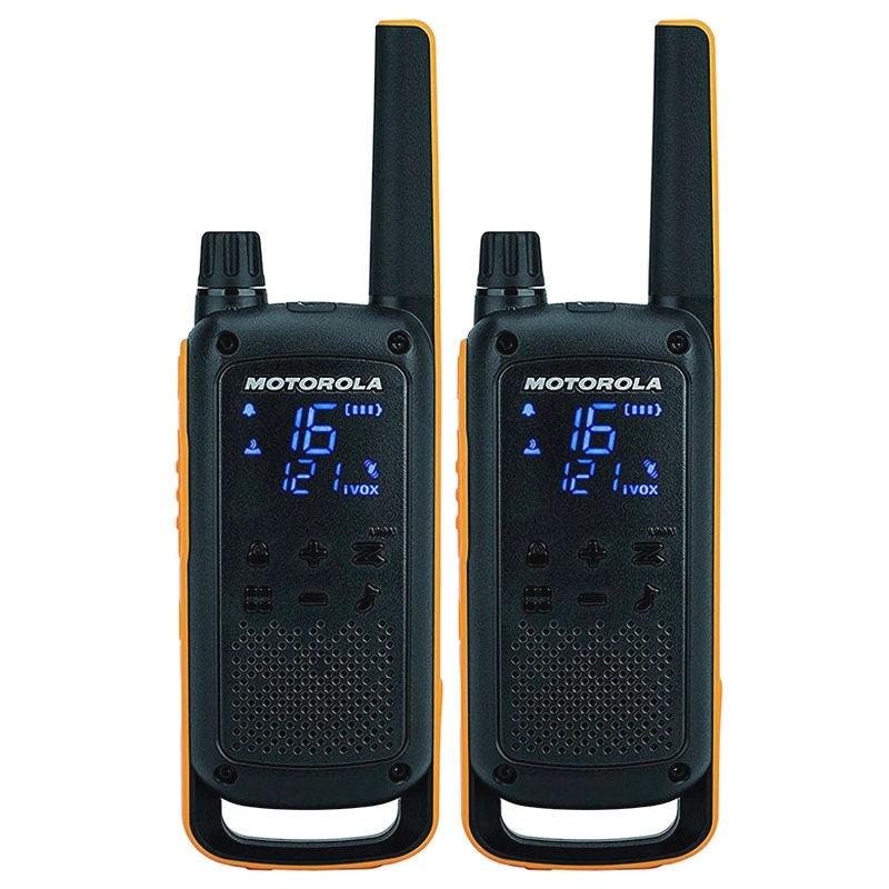 MOTOROLA - T82 Walkie Talkie 10Km 16CH Pack Duo (Ref.B8P00811EDRMAW)