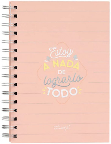 MR. WONDERFUL - LIBRETA PEQUEÑA - ESTOY A NADA DE LOGRARLO TODO MR WONDERFUL (Ref.WOA11053ES)