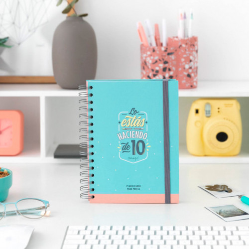 MR. WONDERFUL - PLANIFICADOR ATEMPORAL PARA PROFES DOBLE ESPIRAL "LO ESTAS HACIENDO DE 10" MR.WONDERFUL (Ref.WOA09660ES)