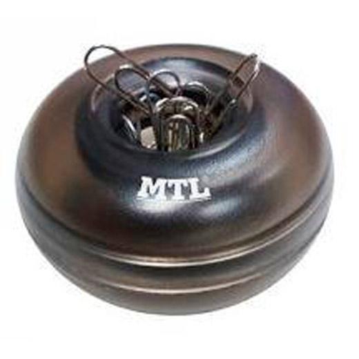 MTL - PORTACLIPS IMANTADO REDONDO NEGRO TRASNLÚCIDO (Ref.79293)