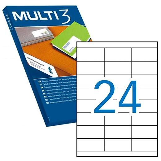 MULTI3 - ETIQUETAS 70X35 500 HOJAS (Ref.10517)