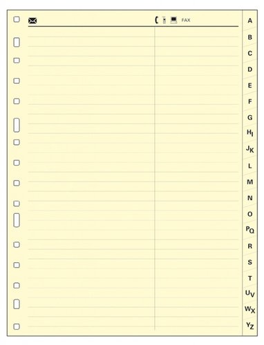 MULTIFIN - INDICE CARTULINA ALFABETICO ALFA 3005 Fº 20 pestañas 16 taladros (Ref.4325502)