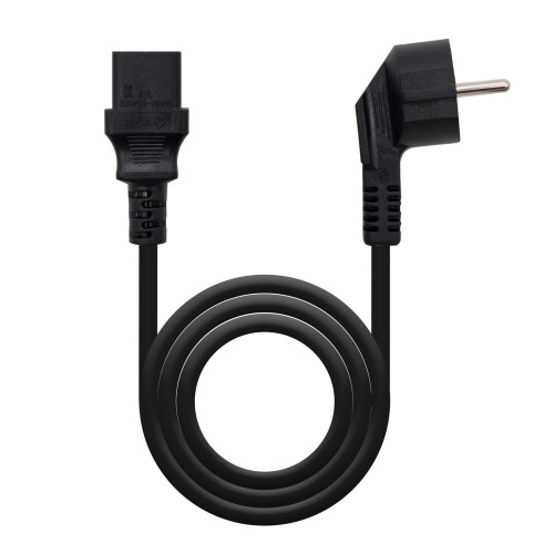 NANOCABLE - CABLE ALIMENTACIÓN CPU, CEE7/M-C13/H, NEGRO 3.0 M (Ref.10.22.0103)