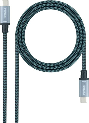 NANOCABLE - CABLE USB 3.1 GEN2 10GBPS 5A, 4K/60HZ, USB-C/M-USB (Ref.10.01.4102-COMB)