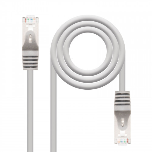 NANOCABLE - 10m Cat6e cable de red Gris F/UTP (FTP) (Ref.10.20.0810)