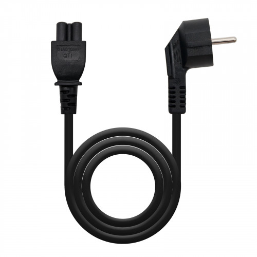 NANOCABLE - CABLE ALIM. TREBOL CEE7 ACODADO/M-C5/H 1.5 M (Ref.10.22.0302)