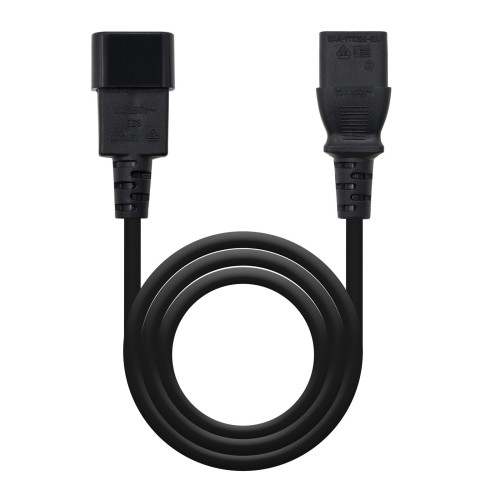 NANOCABLE - Cable Alimentacion CPU, C13/H-C14/M, 3.M (Ref.10.22.0203)