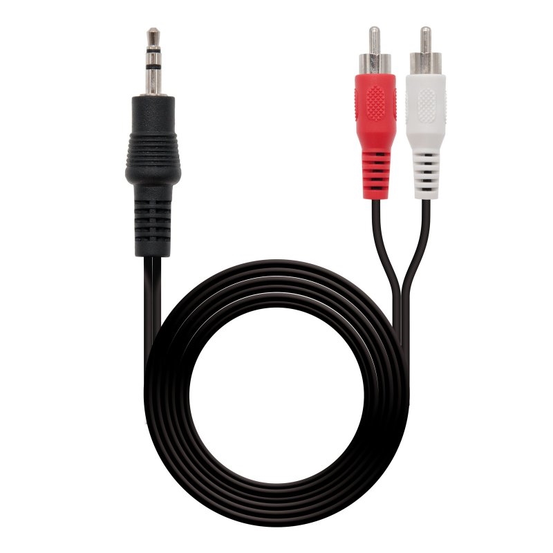 NANOCABLE - CABLE AUDIO ESTEREO 3.5/M-2xRCA/M 3.0 M (Ref.10.24.0303)