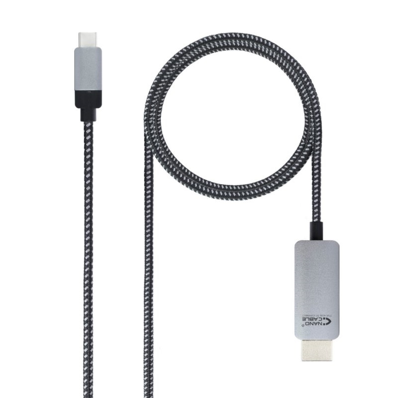 NANOCABLE - Cable Conversor USB-C/M a HDMI/M 1.8 M (Ref.10.15.5102)