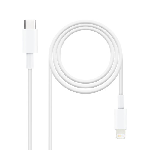 NANOCABLE - Cable Lightning a USB-C 0,5 metros (Ref.10.10.0600)