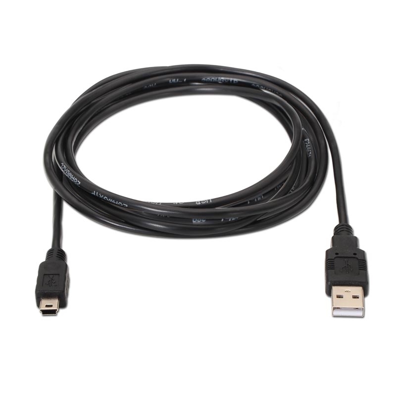 NANOCABLE - Cable USB 2.0 A-miniB 5p 1.8 M (Ref.10.01.0402)