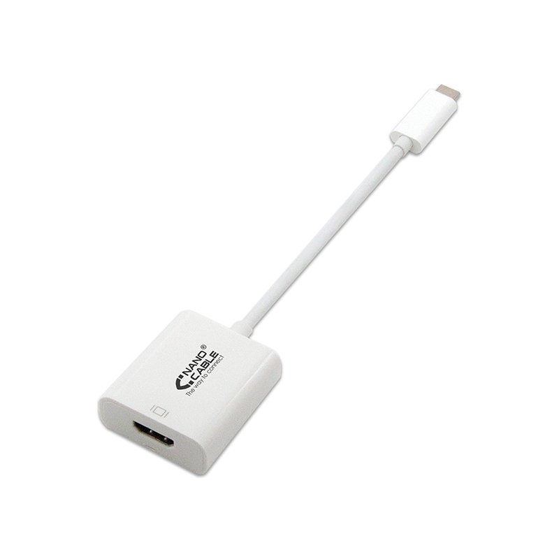 NANOCABLE - CONVERSOR USB-C A HDMI 4K, 15 CM (Ref.10.16.4102)
