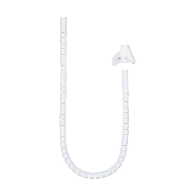 NANOCABLE - Organizador cables flex. 25mm 1 M Blanco (Ref.10.36.0001-W)