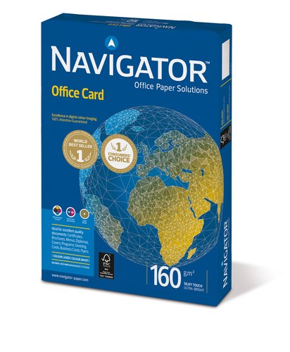 NAVIGATOR - PAPEL A3 160g 250h OFFICE CARD (Ref.NOC1600012)
