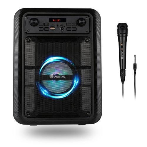 NGS - ALTAVOZ ROLLER LINGO PORTATIL USB/BLUETOOTH KARAOKE 20W (Ref.ROLLERLINGOBLACK)