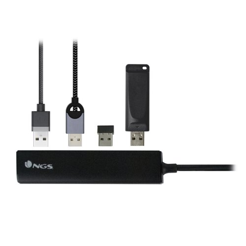 NGS - HUB USB 4 PUERTOS USB 3.0 (Ref.WONDERHUB4)