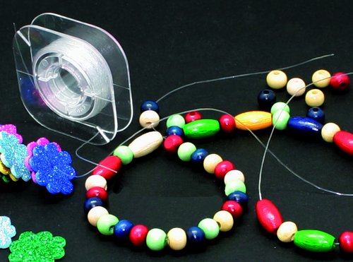 NIEFENVER - HILO ELASTICO TRANSPARENTE PACK de 4 CARRETES (para realizar pulseras, collares, etc…) (Ref.1200110)