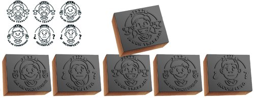 NIEFENVER - SELLOS MOTIVACIONALES NIÑO/AS BOTE 6UD (Ref.1700103)