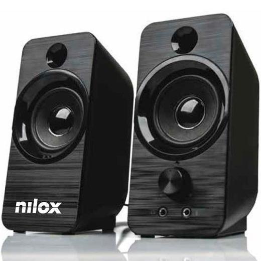 NILOX - ALTAVOCES PC 6W NEGRO (Ref.NXAPC02)