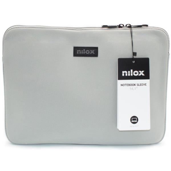 NILOX - FUNDA COLOR SLEEVE PORTÁTIL DE 14,1? GRIS (Ref.NXF1402)