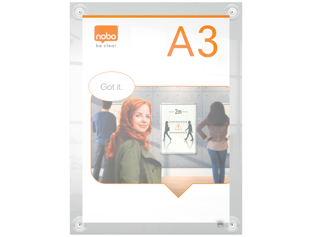 NOBO - Premium Plus A3 pizarrón blanco 420 x 297 mm Acrílico (Ref.1915599)