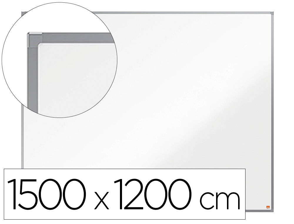 NOBO - PIZARRA BLANCA MAGNETICA ESSENCE VITRIFICADA MARCO ALUMINIO 150x120 cm (Ref.1915446)