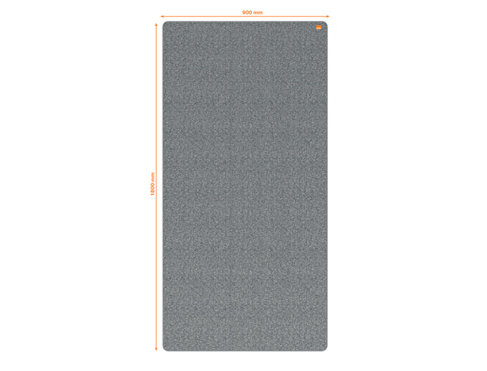 NOBO - PIZARRA BLANCA MOVE&MEET CON TABLERO DE ANUNCIOS PORTATIL MARCO GRIS DOBLE CARA MAGNETICA 1800X900 MM (Ref.1915561)