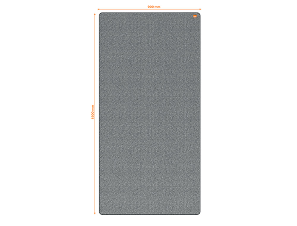 NOBO - PIZARRA BLANCA MOVE&MEET CON TABLERO DE ANUNCIOS PORTATIL MARCO NEGRO DOBLE CARA MAGNETICA 1800X900 MM (Ref.1915562)