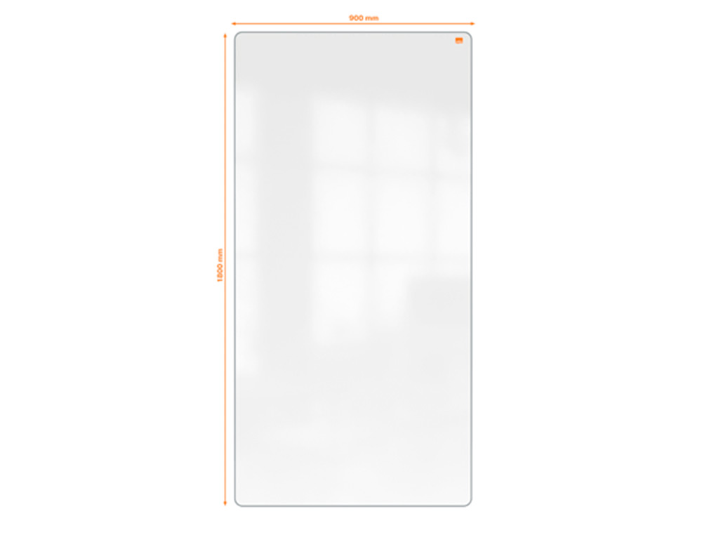 NOBO - PIZARRA BLANCA MOVE&MEET EXTRAIBLE Y PORTATIL MARCO GRIS DOBLE CARA MAGNETICA 1800X900 MM (Ref.1915563)