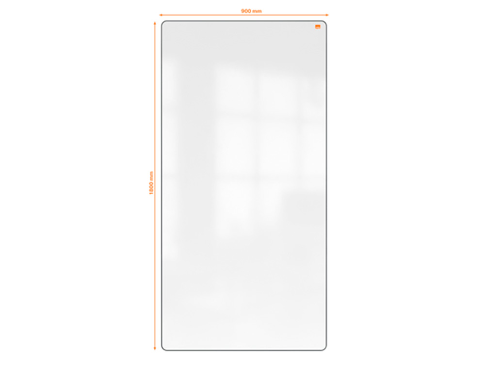 NOBO - PIZARRA BLANCA MOVE&MEET EXTRAIBLE Y PORTATIL MARCO NEGRO DOBLE CARA MAGNETICA 1800X900 MM (Ref.1915564)