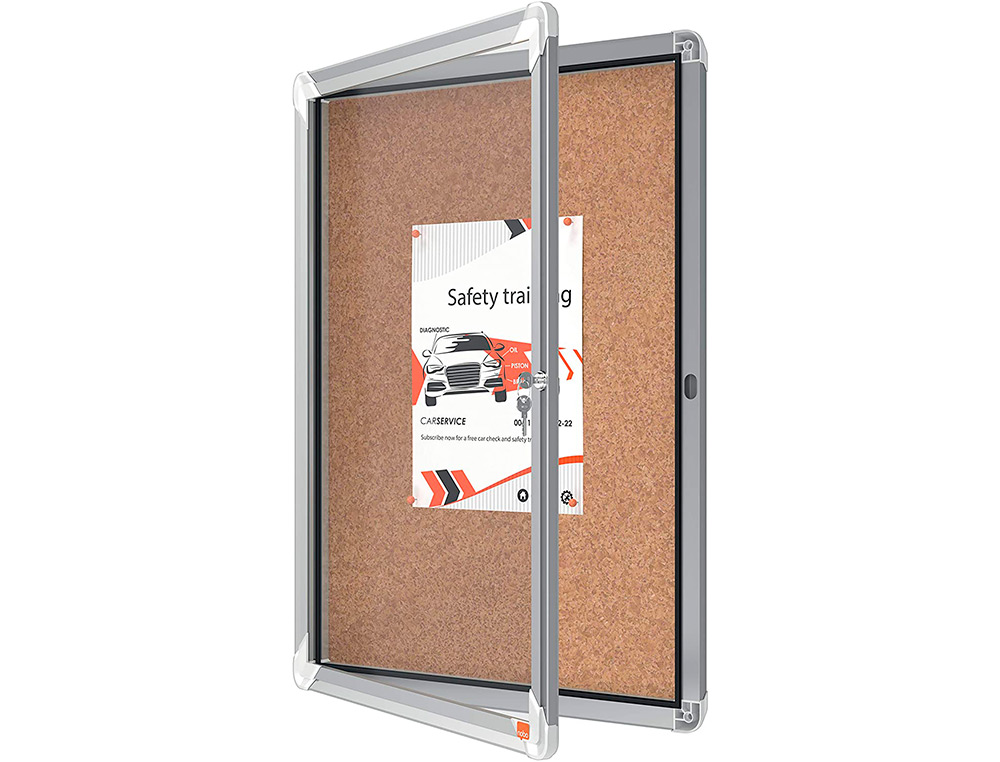 NOBO - VITRINA DE ANUNCIOS PREMIUM PLUS CORCHO 4 X DIN A4 532X692X37 MM (Ref.1902561)