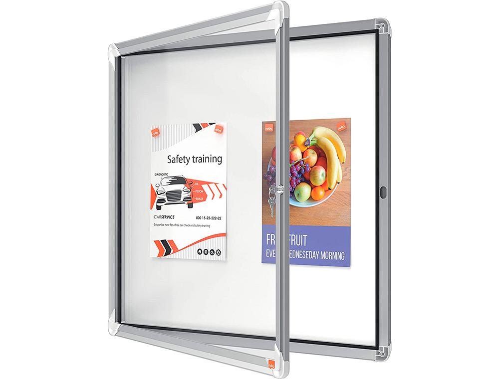 NOBO - VITRINA DE ANUNCIOS PREMIUM PLUS MAGNETICA 6 X DIN A4 752X692X37 MM (Ref.1902558)