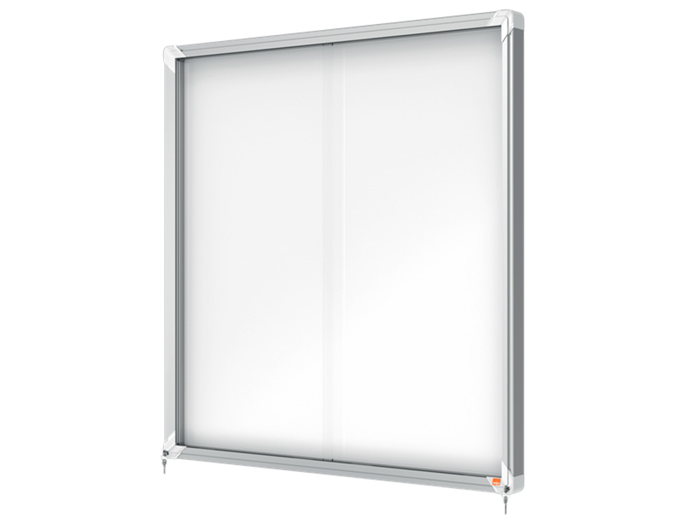NOBO - VITRINA DE ANUNCIOS PREMIUM PLUS MAGNETICA CON PUERTA CORREDERA 12 X DIN A4 997X972X54 MM (Ref.1902570)