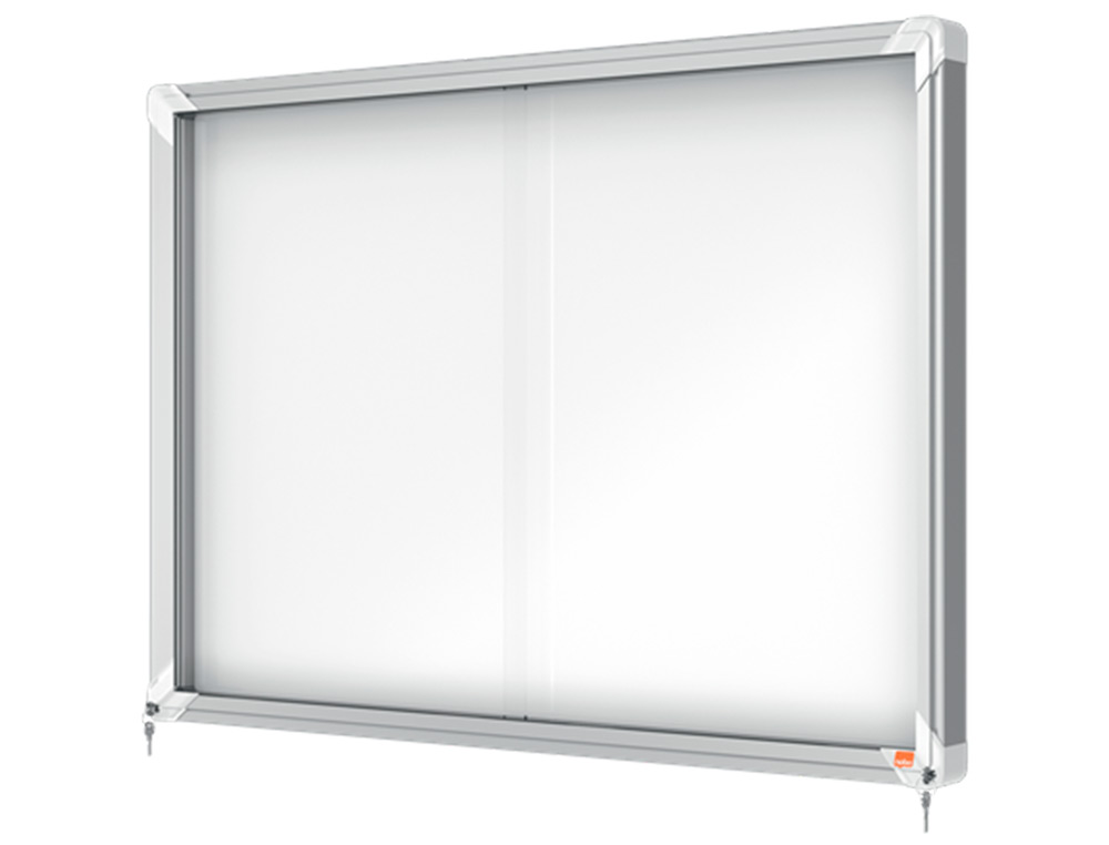 NOBO - VITRINA DE ANUNCIOS PREMIUM PLUS MAGNETICA CON PUERTA CORREDERA 8 X DIN A4 689X972X54 MM (Ref.1902569)