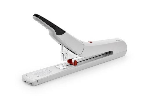 NOVUS - GRAPADORA DE GRUESOS B56 XL ERGONÓMICA GRAN CAPACIDAD DE GRAPADO GRIS CLARO (Ref.023-0062)
