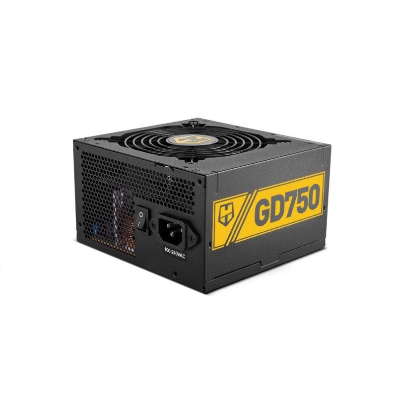 NOX - HUMMER GD750 80 PLUS Gold unidad de fuente de alimentación 750 W 24-pin ATX ATX Negro (Ref.NXHUMMER750GD)