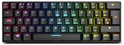 NOX - Krom Kluster teclado USB + Bluetooth Negro (Ref.NXKROMKLSTRSP)