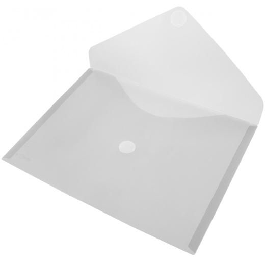 OFFICE BOX - CARPETA SOBRE CIERRE C/VELCRO CLASSIC A5 APAISADO PLÁSTICO CRISTAL TRANSLÚCIDO (Ref.90461)