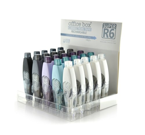 OFFICE BOX - CORRECTOR CINTA SUPRA 4,2mm x 6m EXPOSITOR DE 25 (Ref.D6793)
