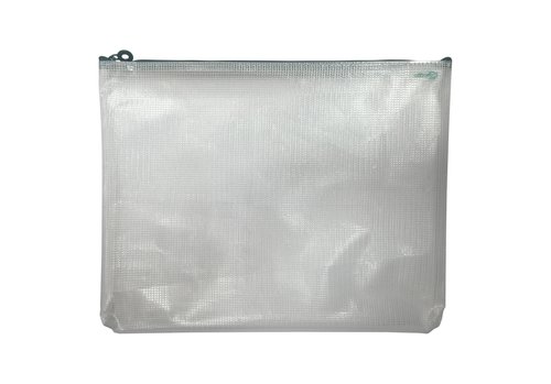 OFFICE BOX - DOSSIER SOBRE CIERRE CREMALLERA 410x300 mm. VERDE (Ref.34124)