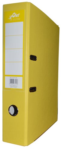 OLEF - ARCHIVADOR palanca PLASTIF.COLOR Fº 75mm AMARILLO (Ref.OL2071AM)