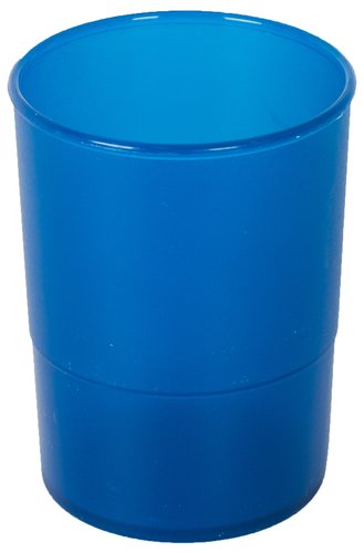 OLEF - PORTA LAPICES PLASTICO REDONDO TRASLUCIDO AZUL MAR (Ref.PLTRAZM/790 LG TL)