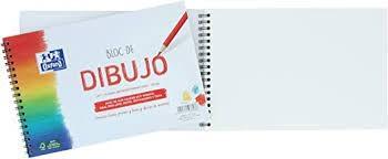 OXFORD - BLOC DIBUJO ESCOLAR T/ BLANDA ESPIRAL MICROPERFORADO 20H 130GR A5+ LISO BLANCO (Ref.400148231)