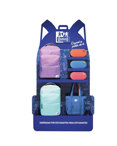OXFORD - EXPOSITOR PUNTO DE VENTA MOCHILAS/BOLSOS/ESTUCHES C/SURTIDOS (Ref.400174608)