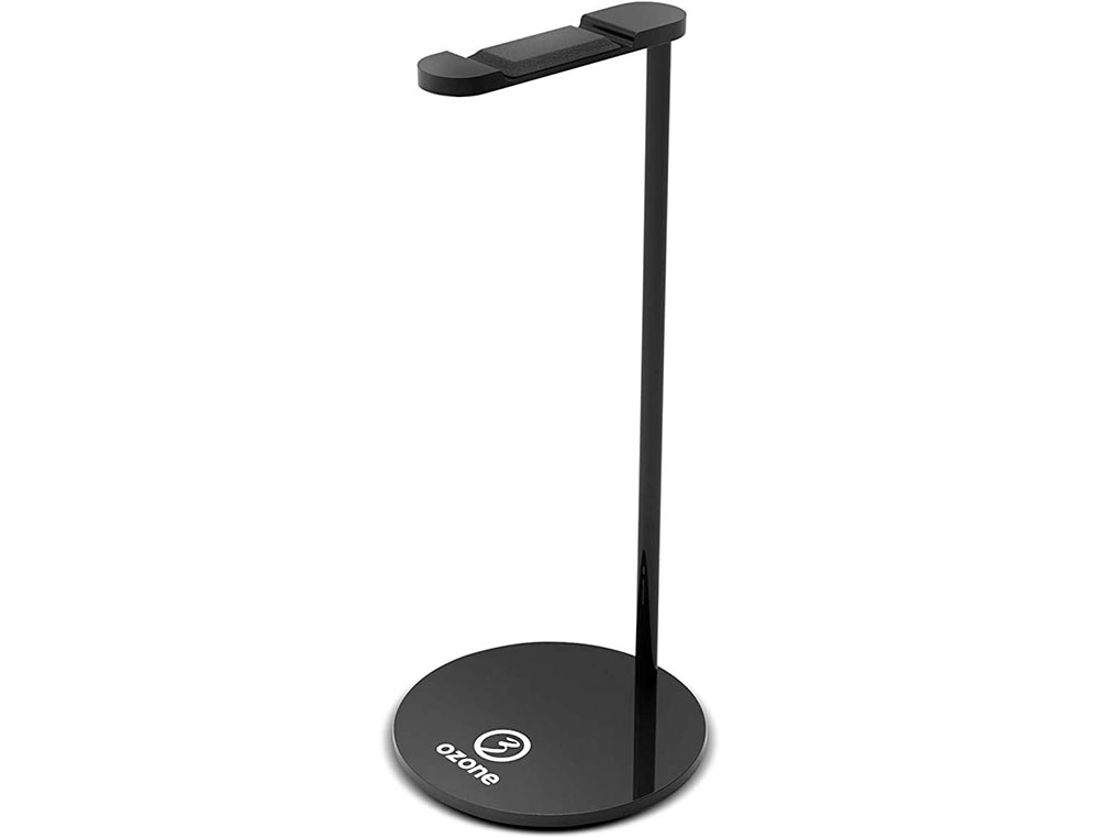 OZONE - SOPORTE PARA AURICULAR MUTE ALUMINIO ALTURA 255 MM COLOR NEGRO (Ref.OZMUTE)