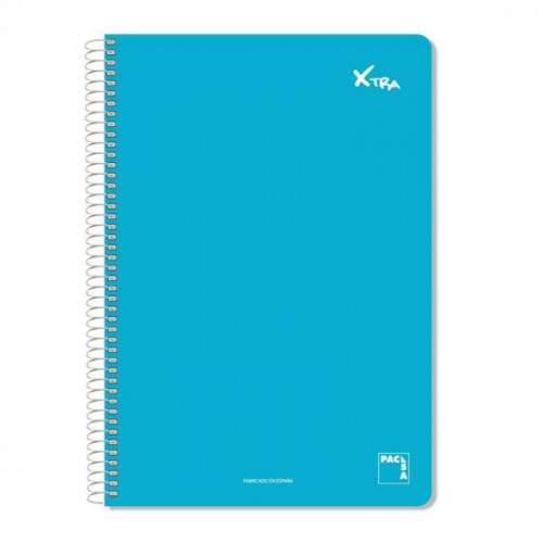 PACSA - BLOCK XTRA tapa EXTRA Fº 80h CUADRIC.4x4 60g. AZUL (Ref.16070)