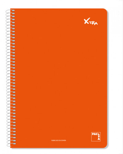 PACSA - BLOCK XTRA tapa EXTRA Fº 80h CUADRIC.4x4 60g. ROJO (Ref.16729)